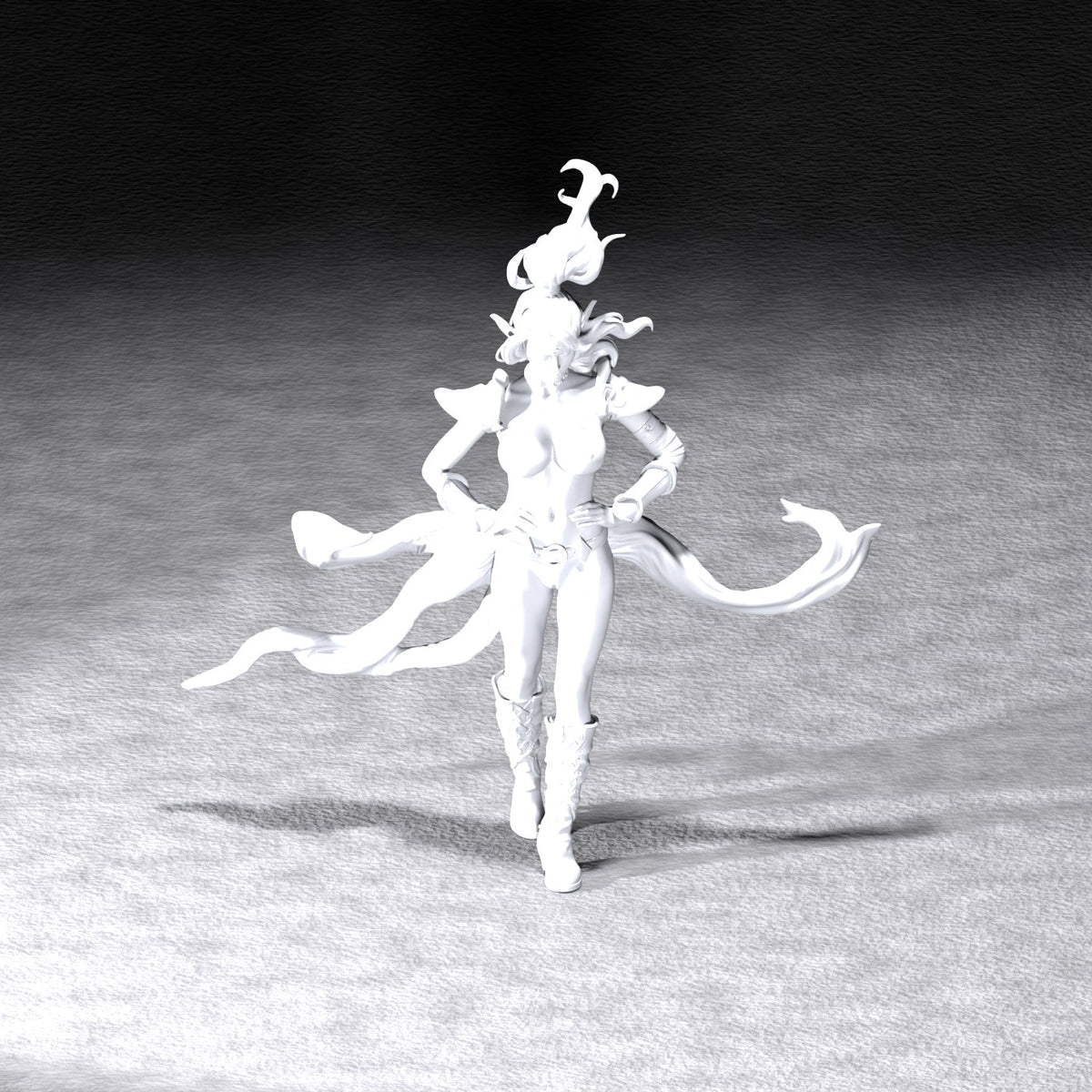 Lyra resin figure