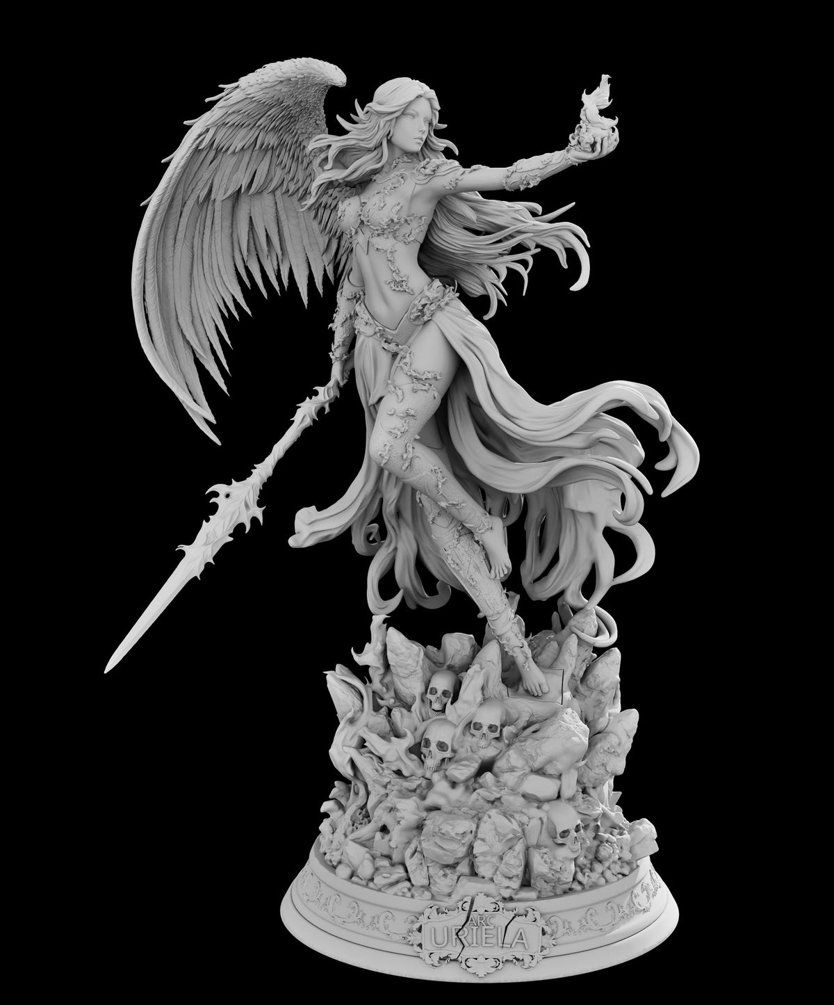 Dark Uriela resin figure