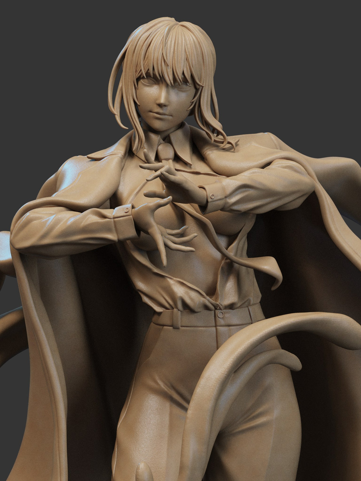 Makima resin figure