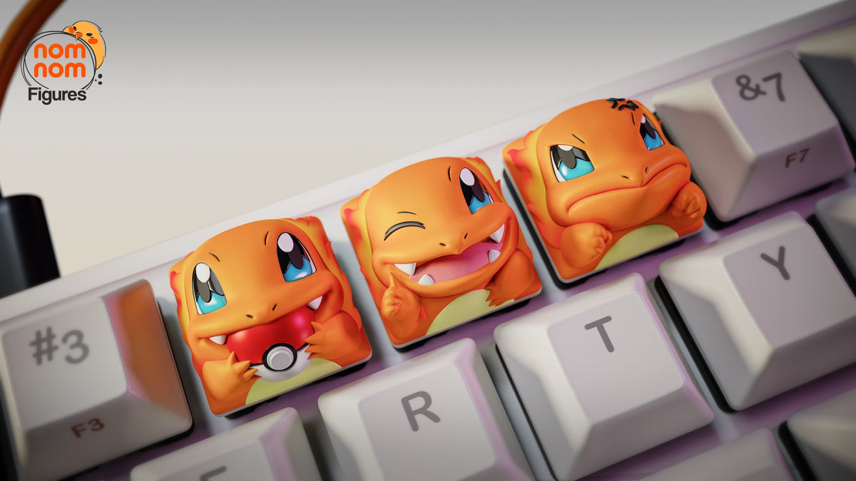 Charmander Keycaps resin figure