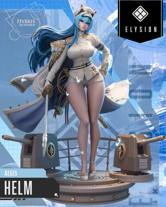 Helm resin figure