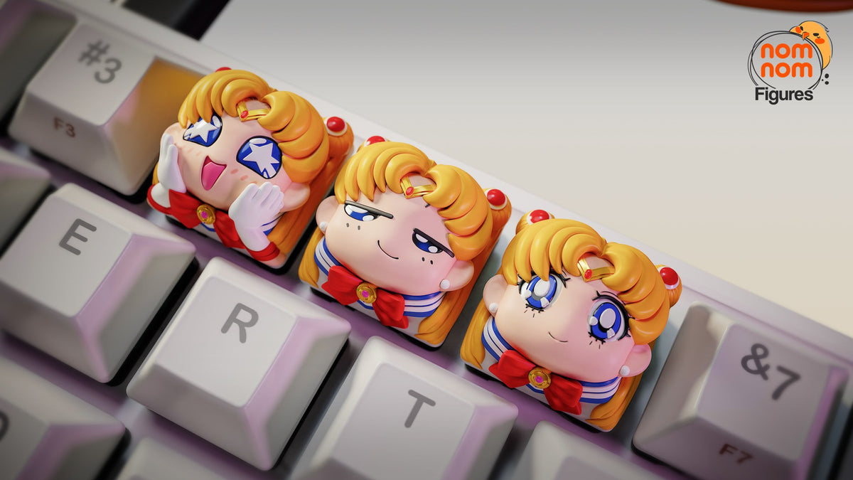 Sailor Moon Keycaps resin figure
