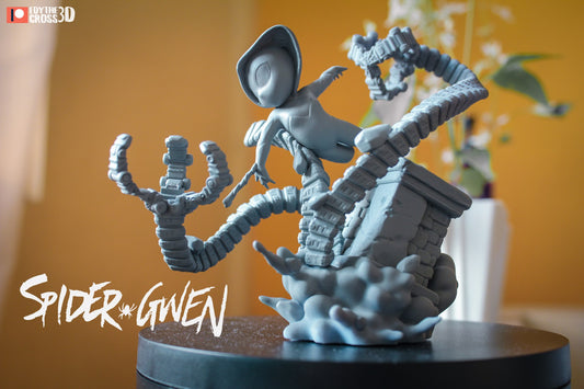 Chibi Spider-Gwen resin figure