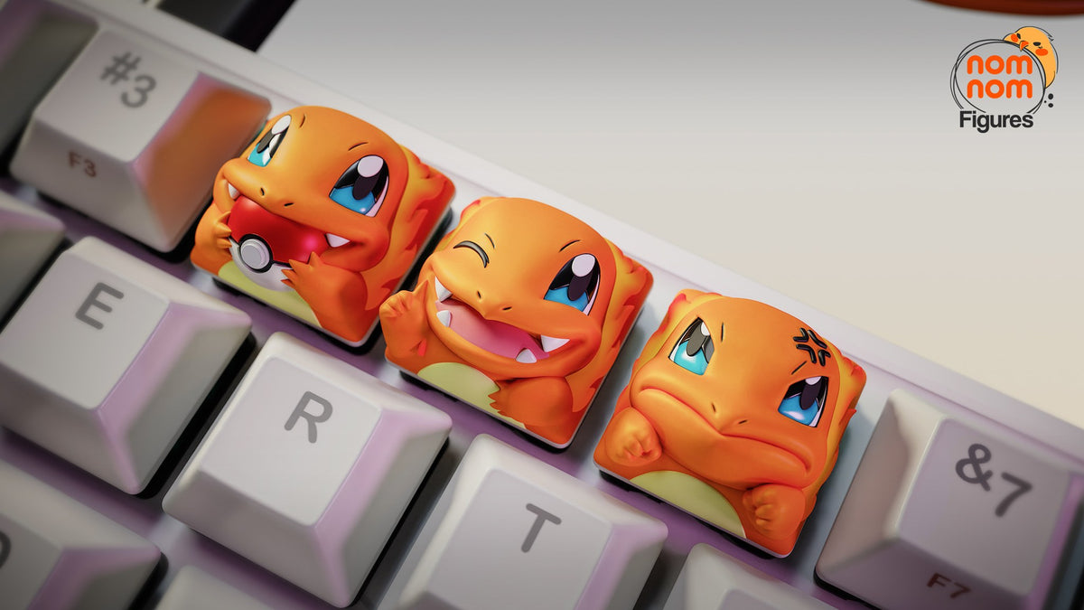 Charmander Keycaps resin figure
