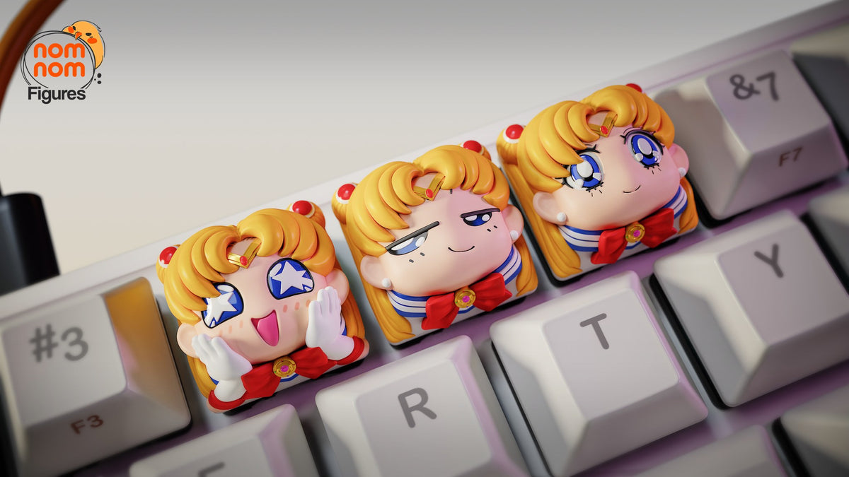 Sailor Moon Keycaps resin figure
