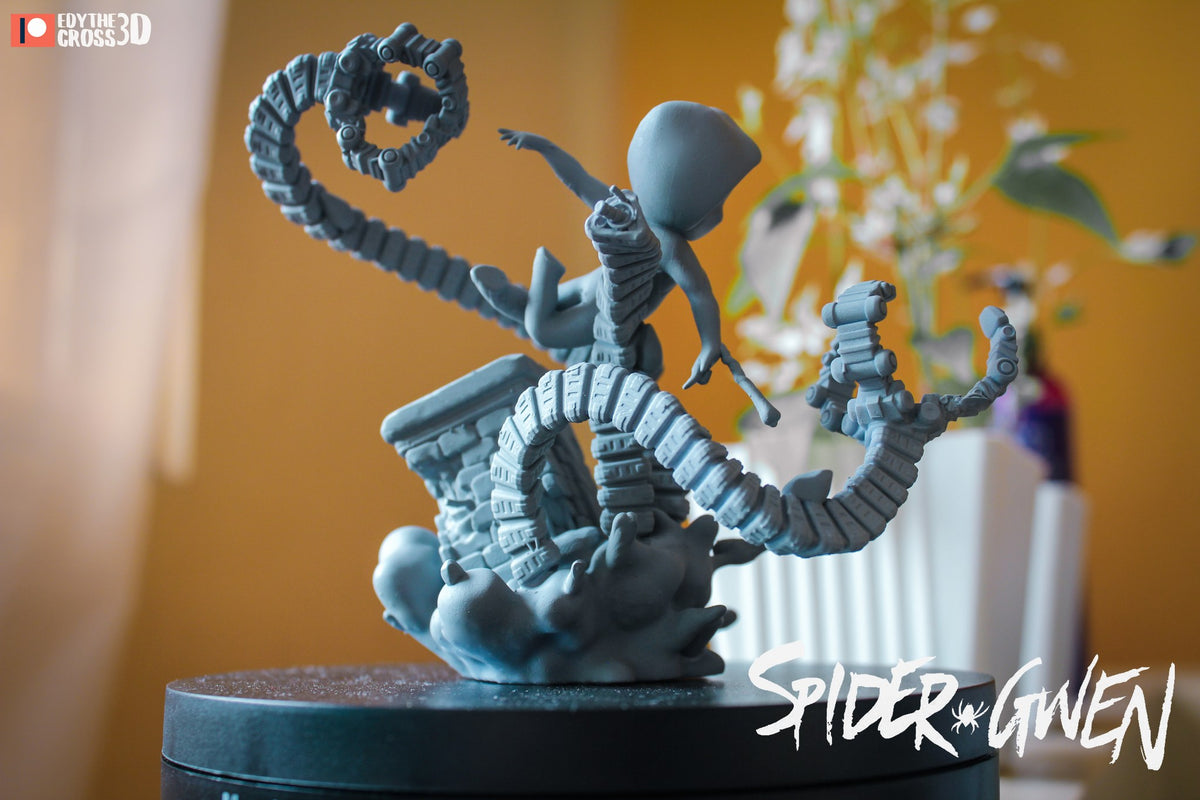 Chibi Spider-Gwen resin figure