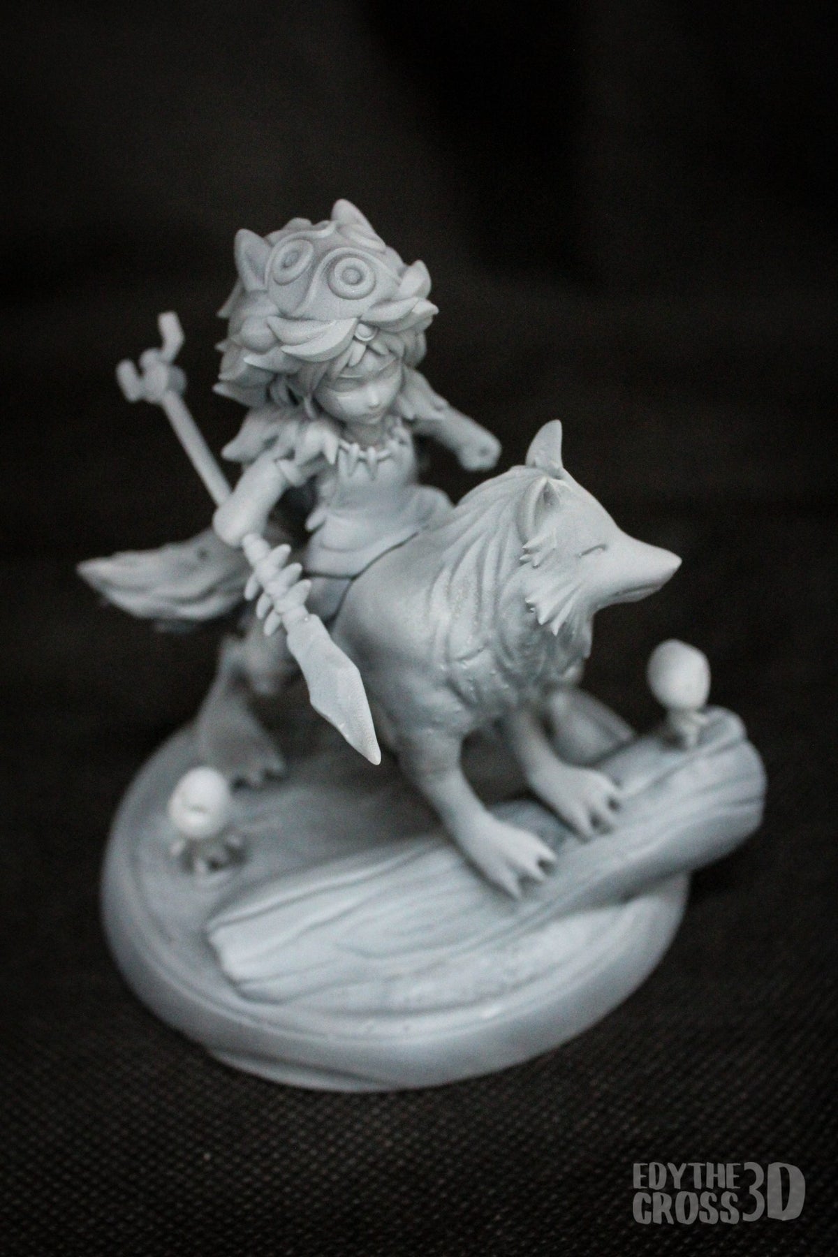 Chibi Princess Mononoke resin figure