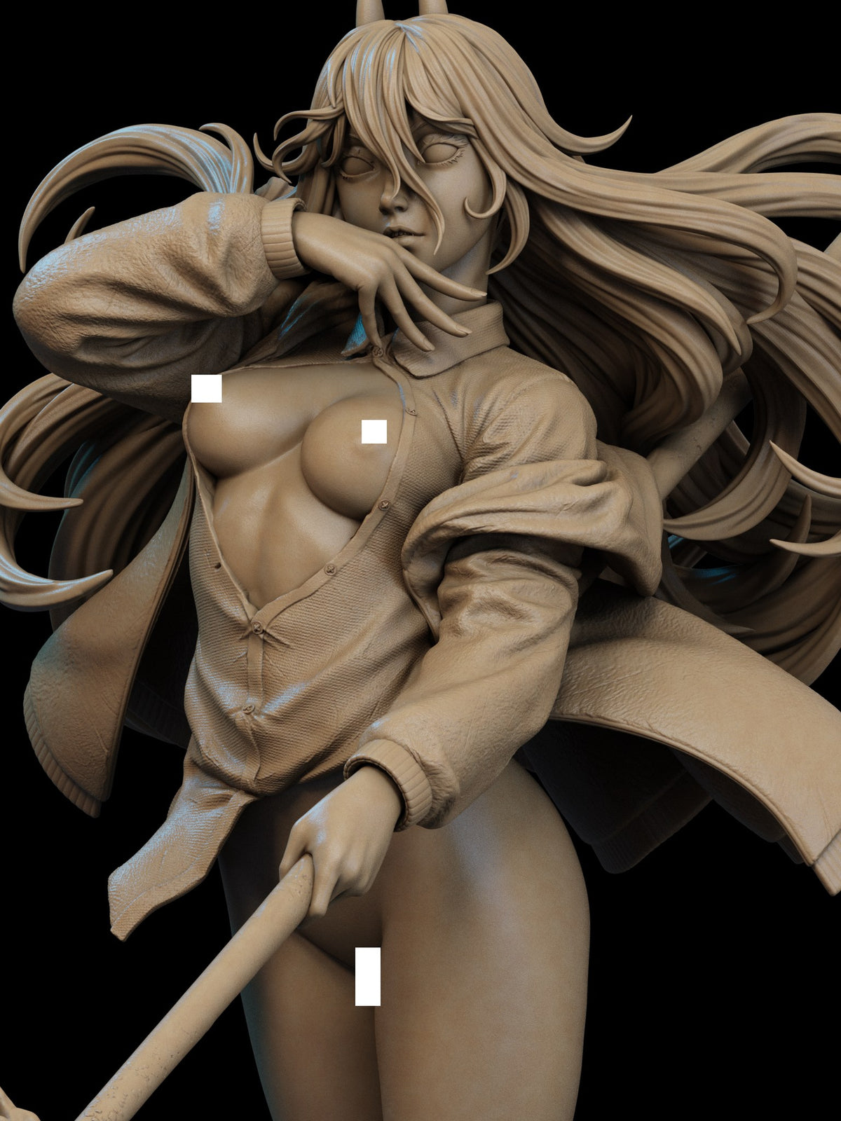 Power resin figure