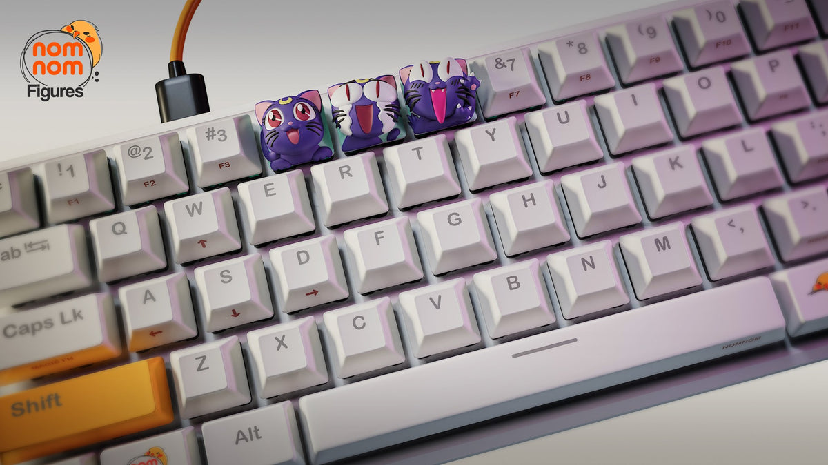 Luna Keycaps resin figure