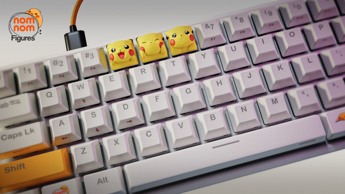 Pikachu Keycaps resin figure