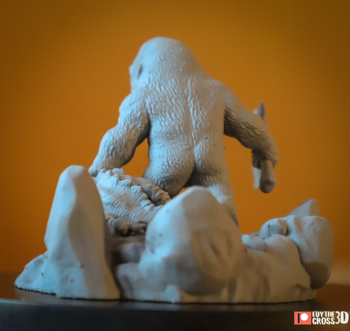 Chibi Kong vs Godzilla resin figure