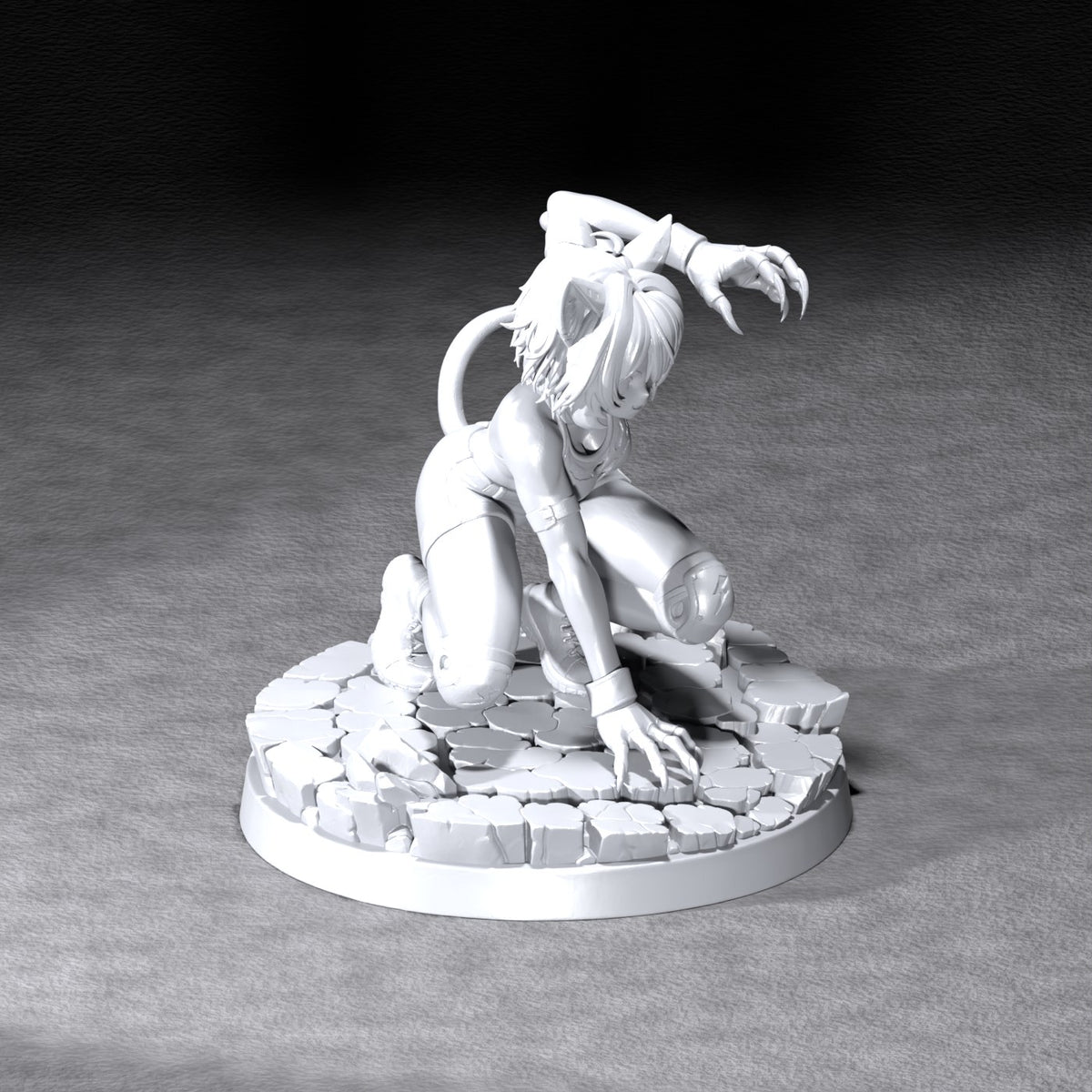 Mina resin figure