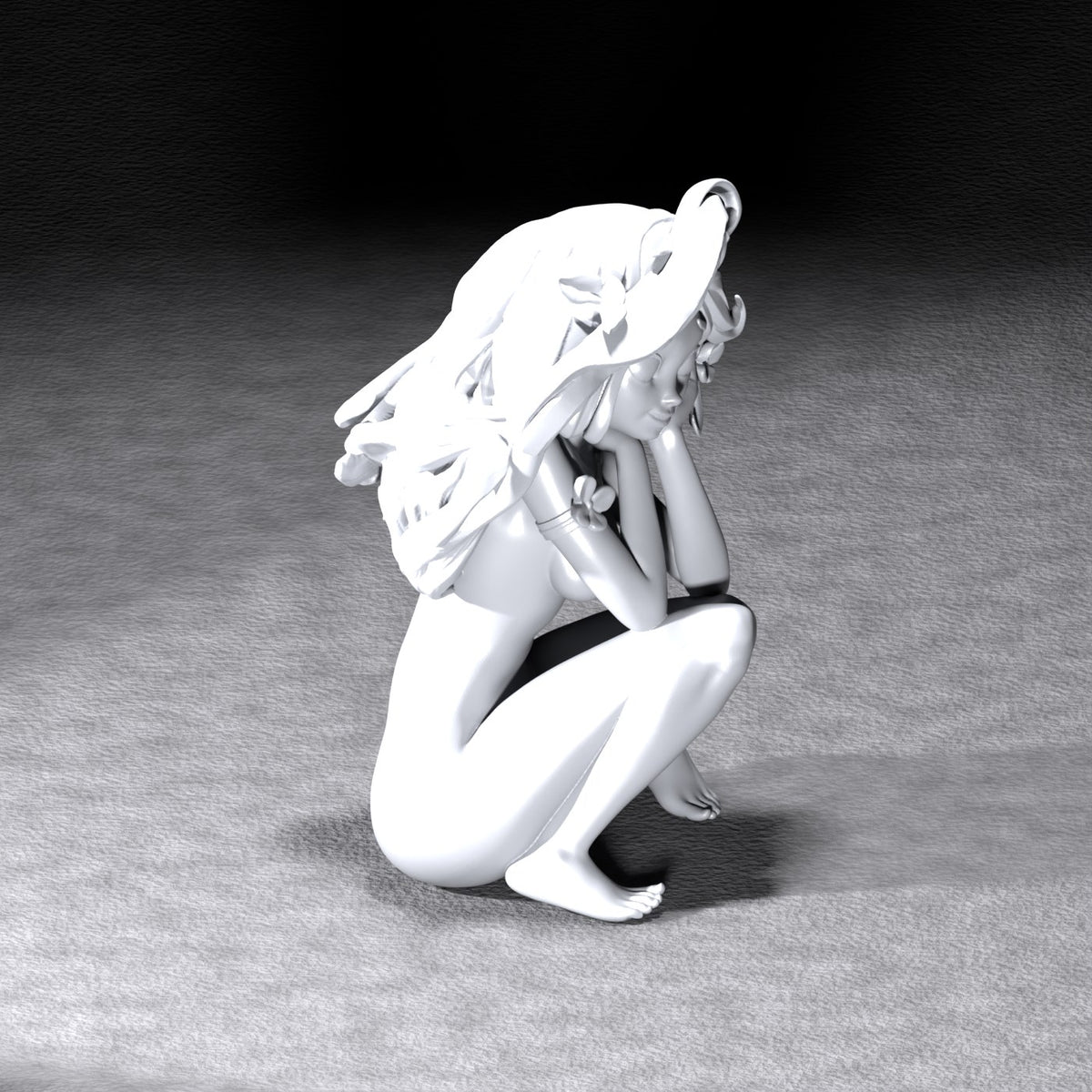 Iriel resin figure