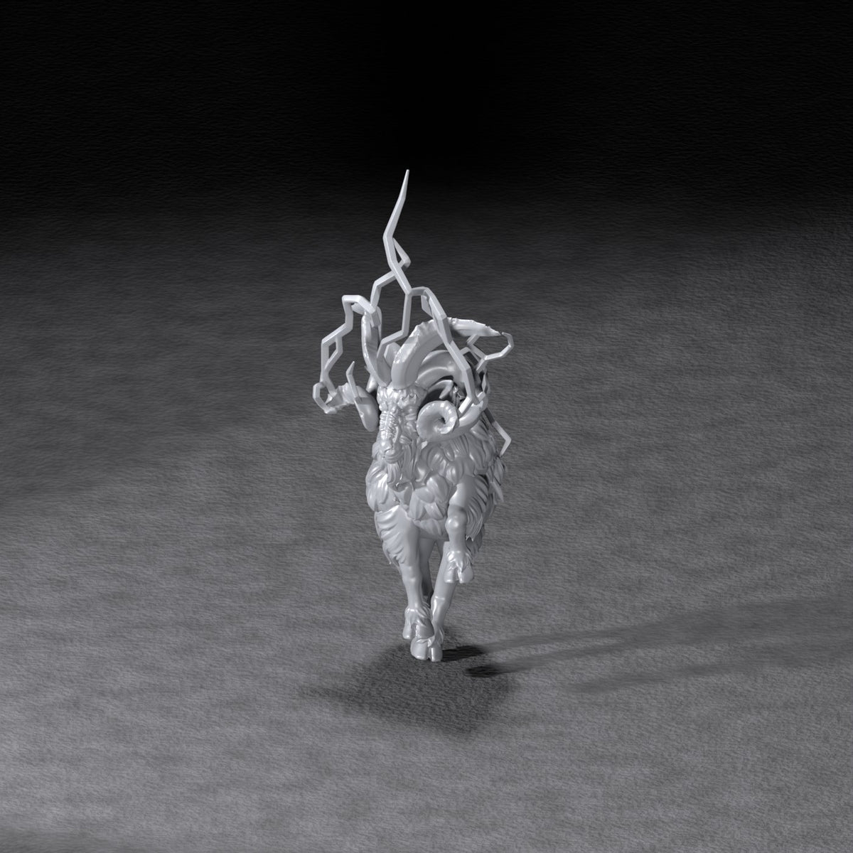 Thunderous Ram resin figure