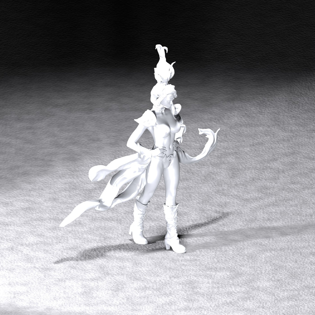 Lyra resin figure