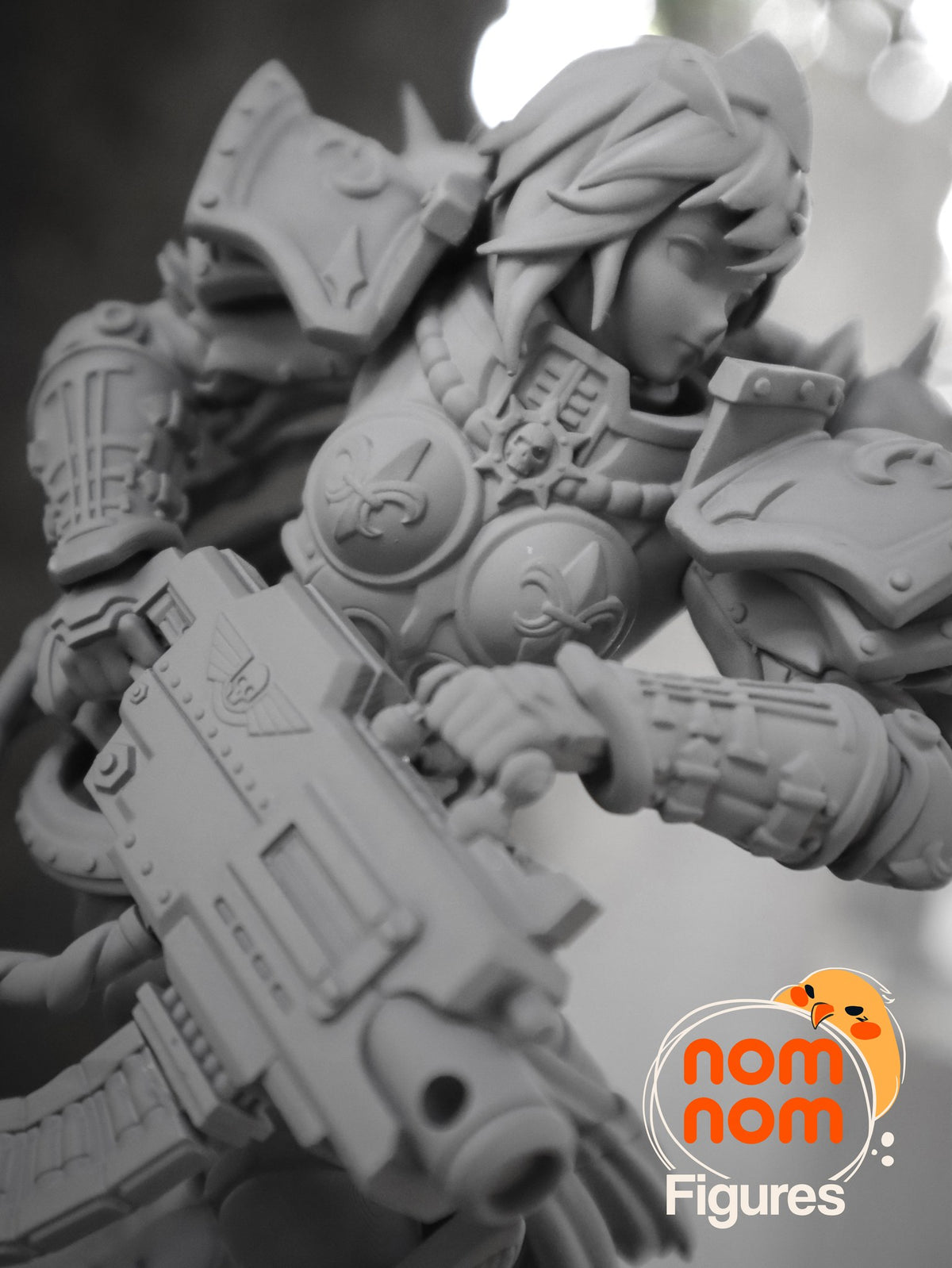 Warhammy Waifu resin figure
