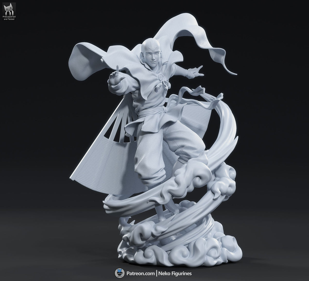 Aang resin figure