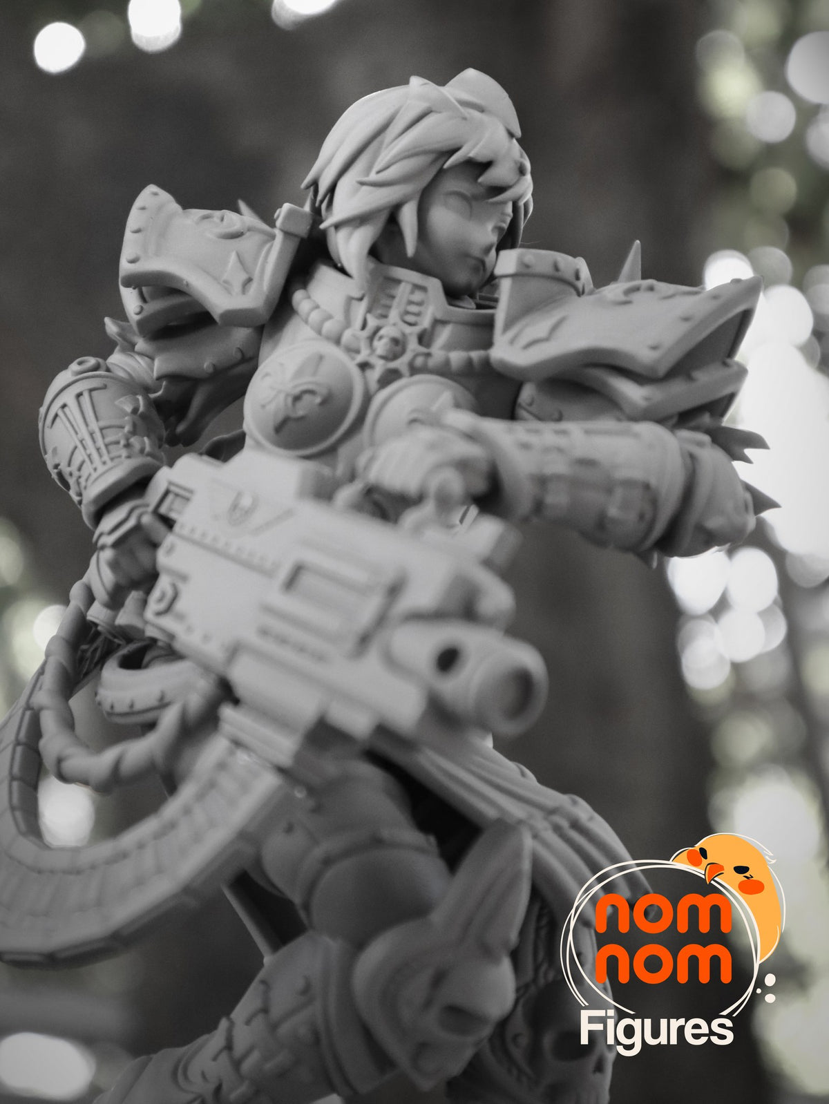 Warhammy Waifu resin figure
