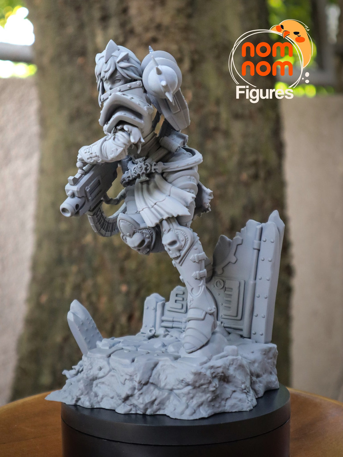 Warhammy Waifu resin figure