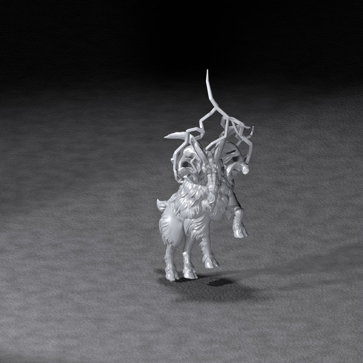 Thunderous Ram resin figure