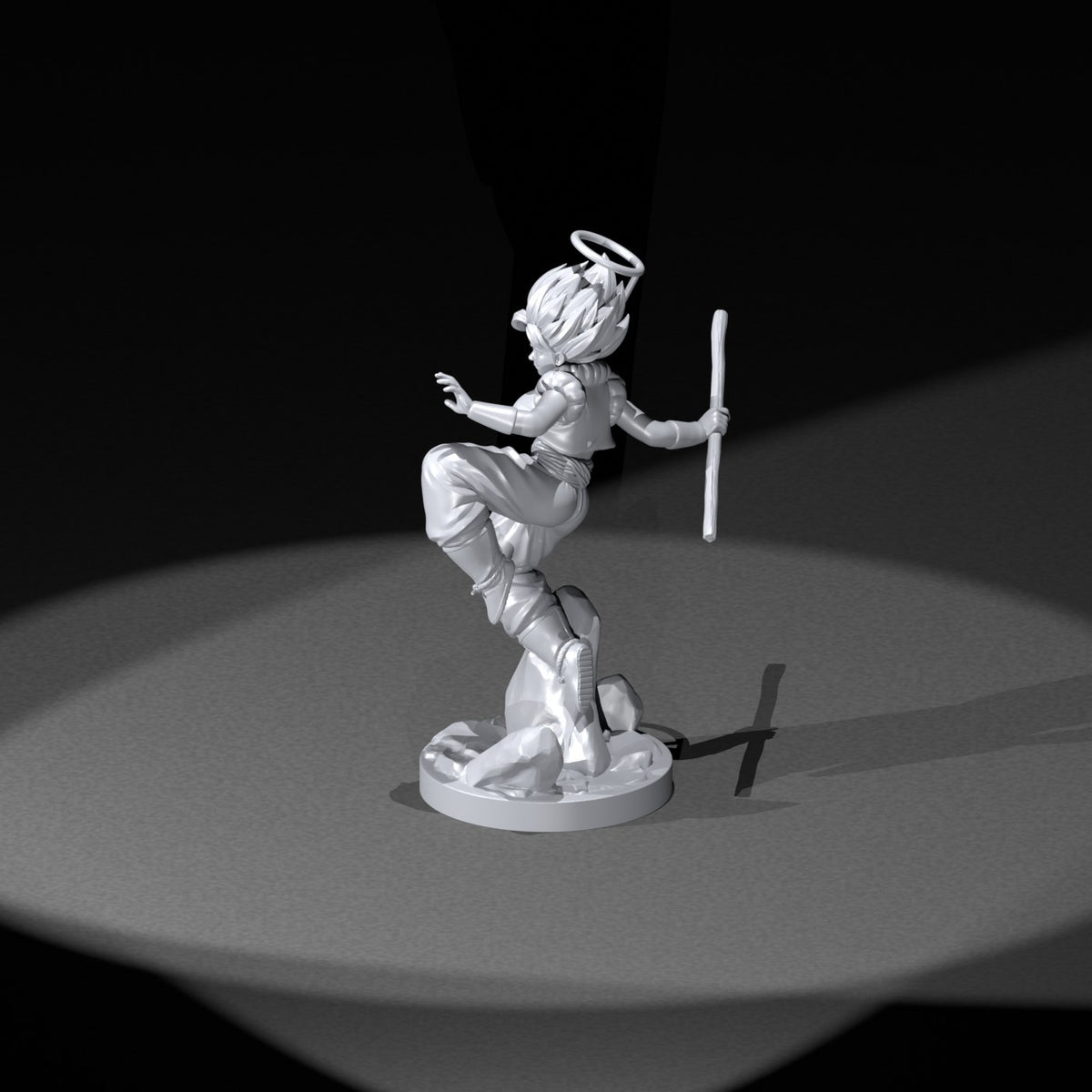 Gogeta Girl resin figure