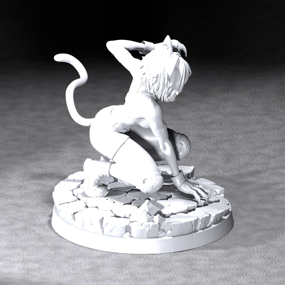 Mina resin figure