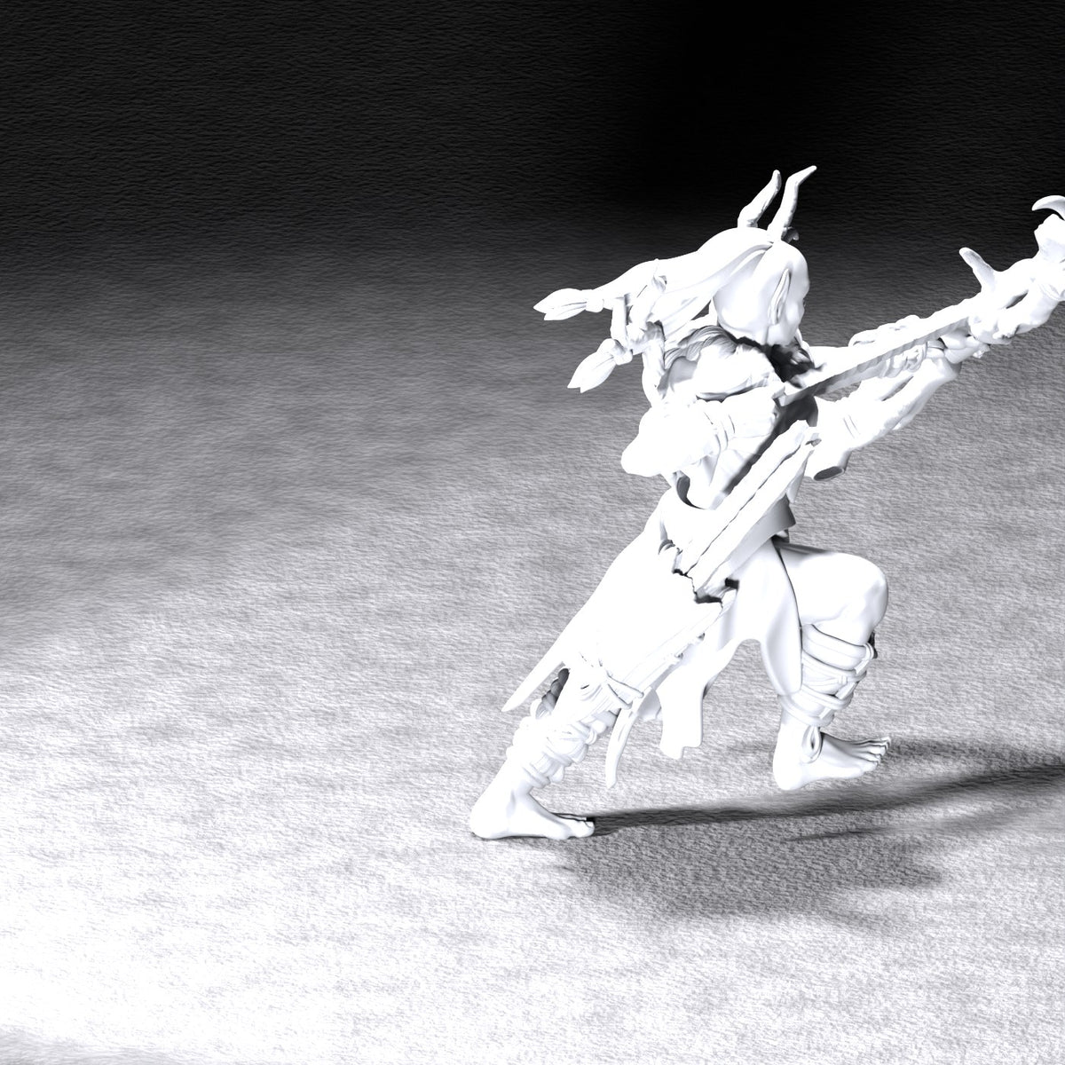 FeyHunter resin figure