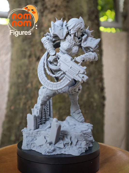 Warhammy Waifu resin figure