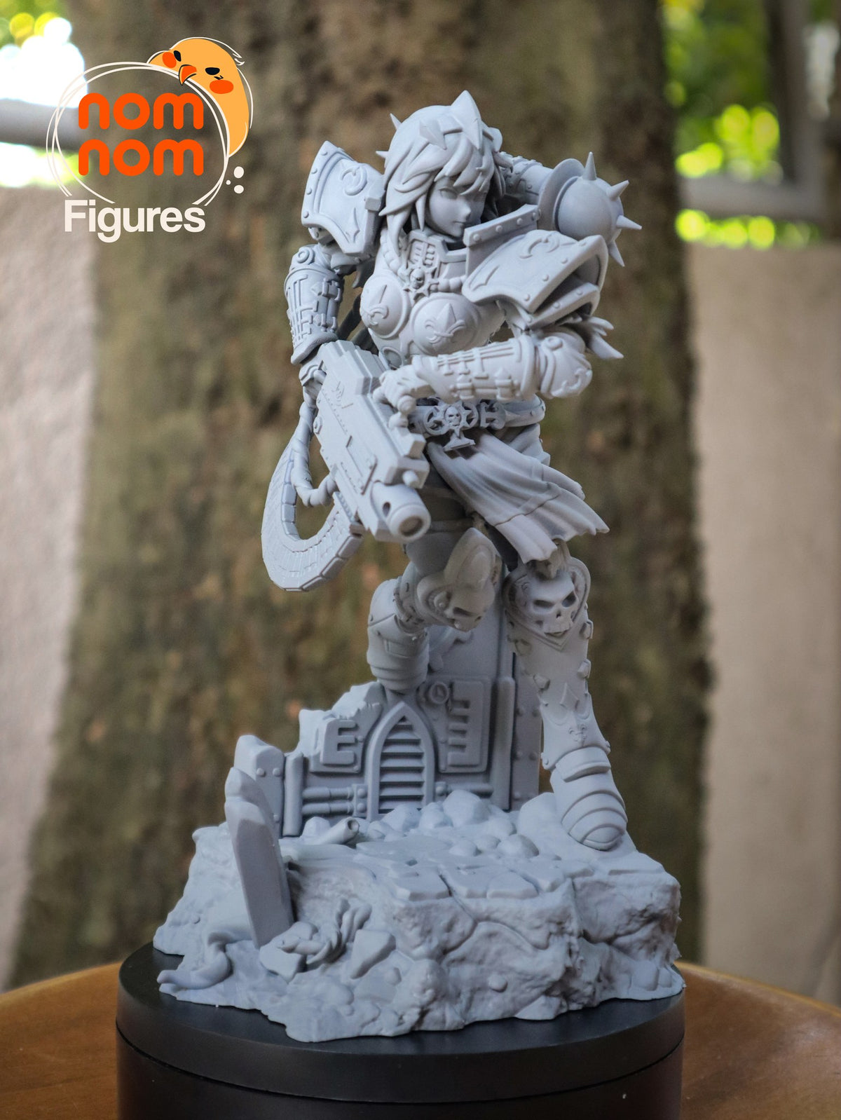 Warhammy Waifu resin figure