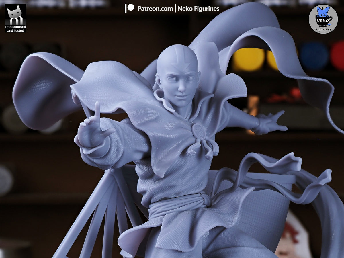 Aang resin figure
