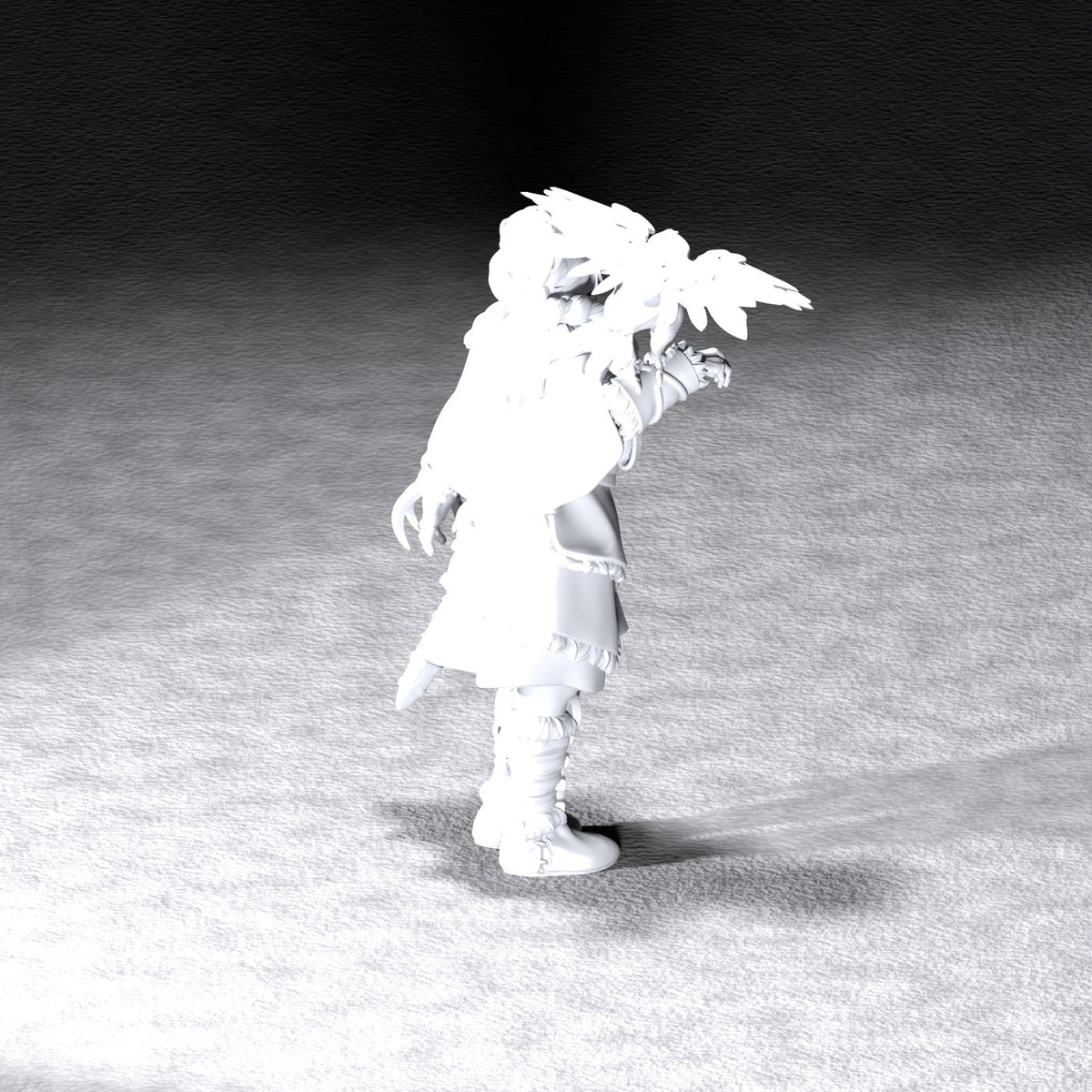 Raven Warrior resin figure