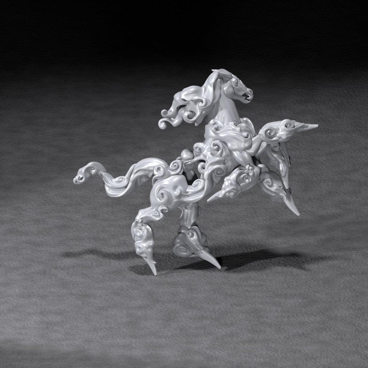 Windstallion resin figure