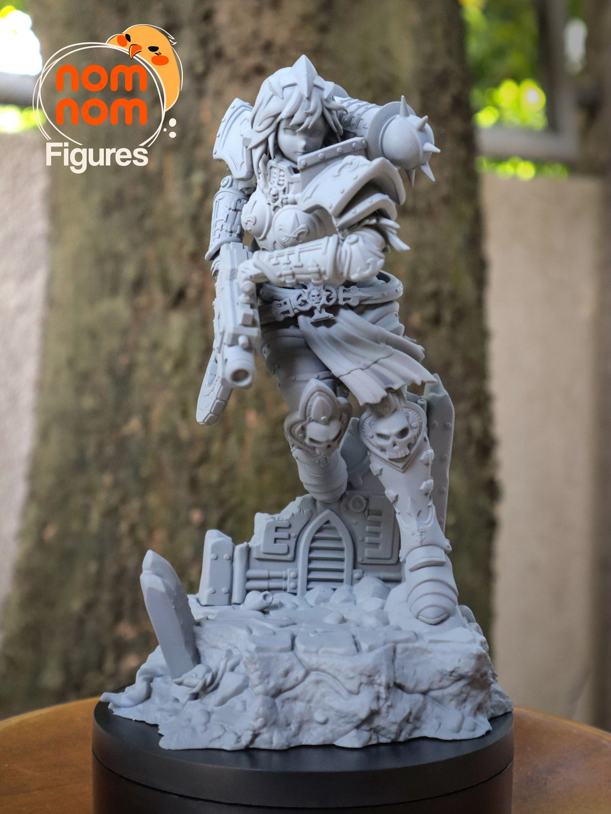 Warhammy Waifu resin figure