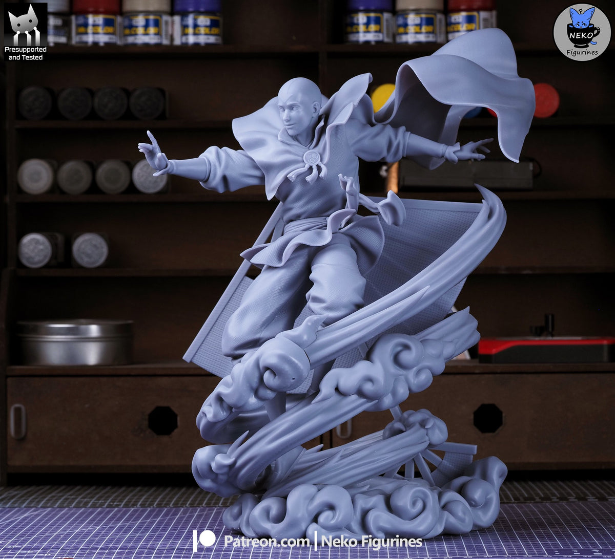 Aang resin figure