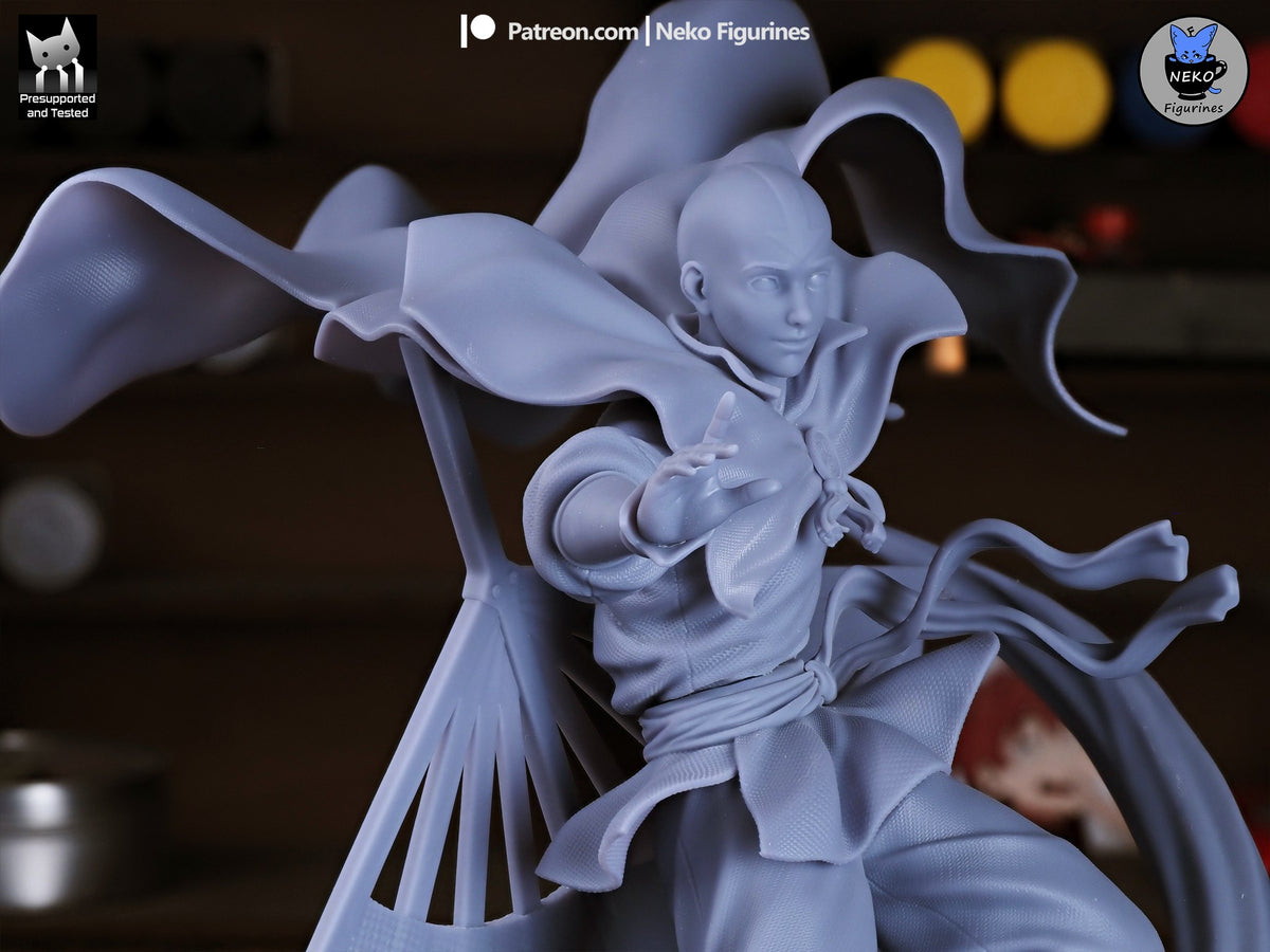 Aang resin figure