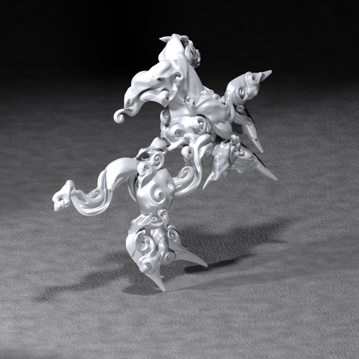 Windstallion resin figure