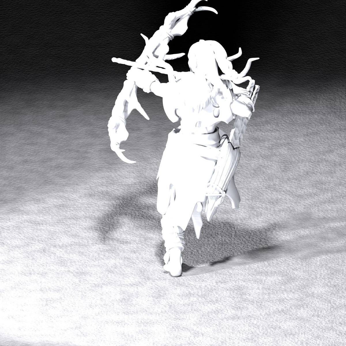 FeyHunter resin figure