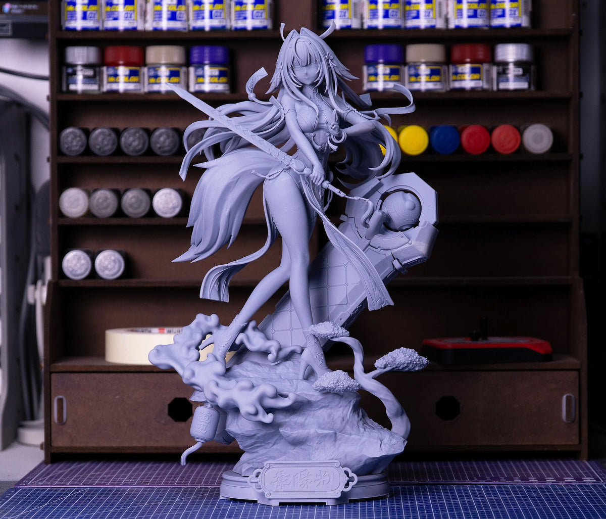 Ye Shunguang resin figure