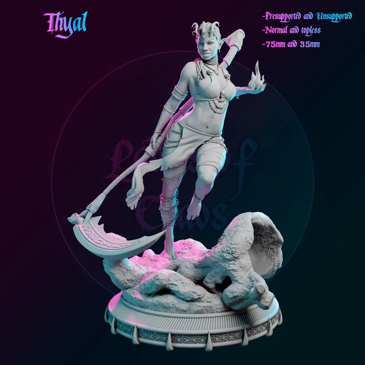Thyal resin figure