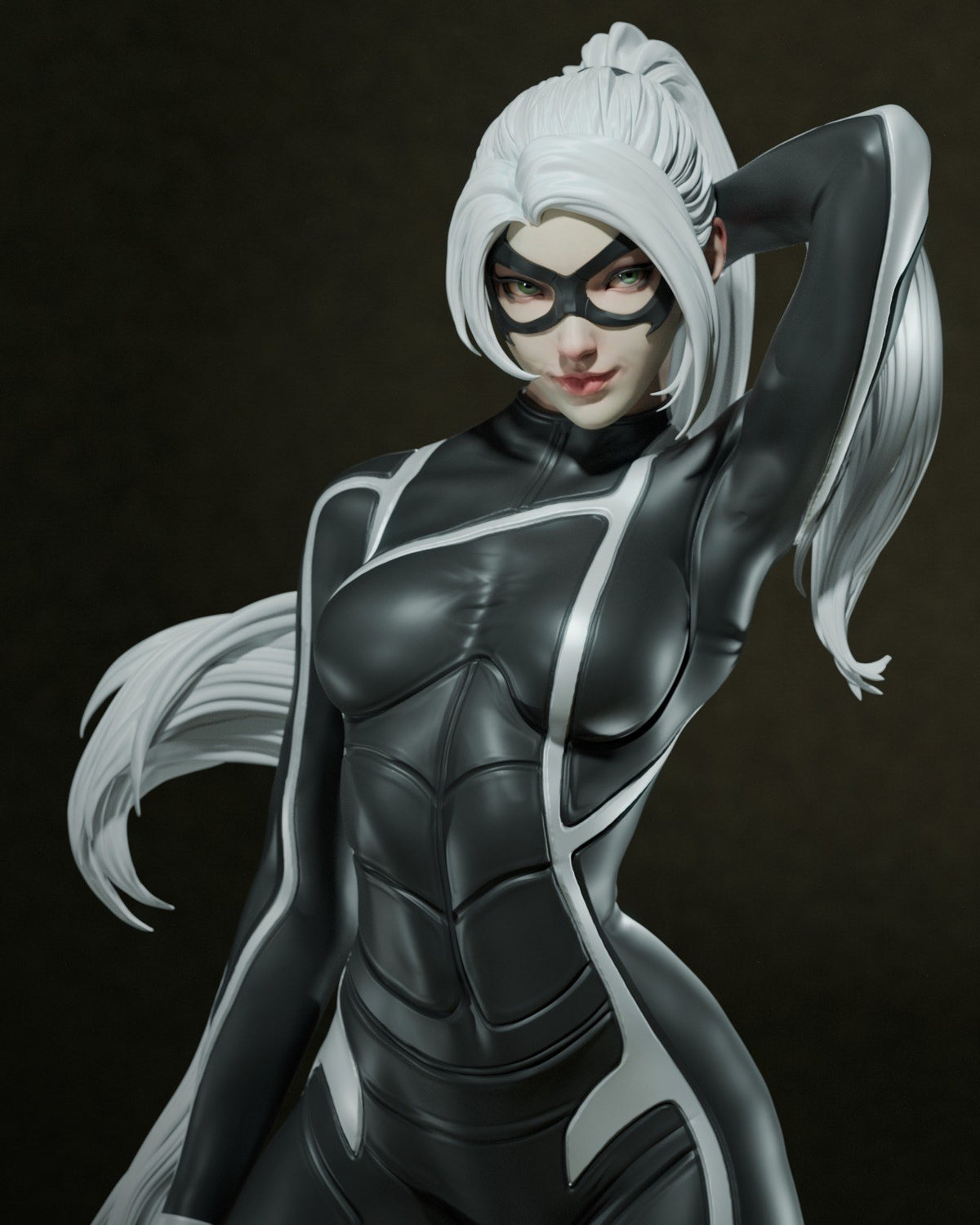 Black Cat resin figure