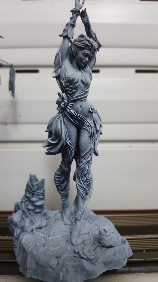 Eyrine, the Dryad | 32mm–140mm | 3D Printed Figure | Art Piece | Nerikson | Nerdy Creations