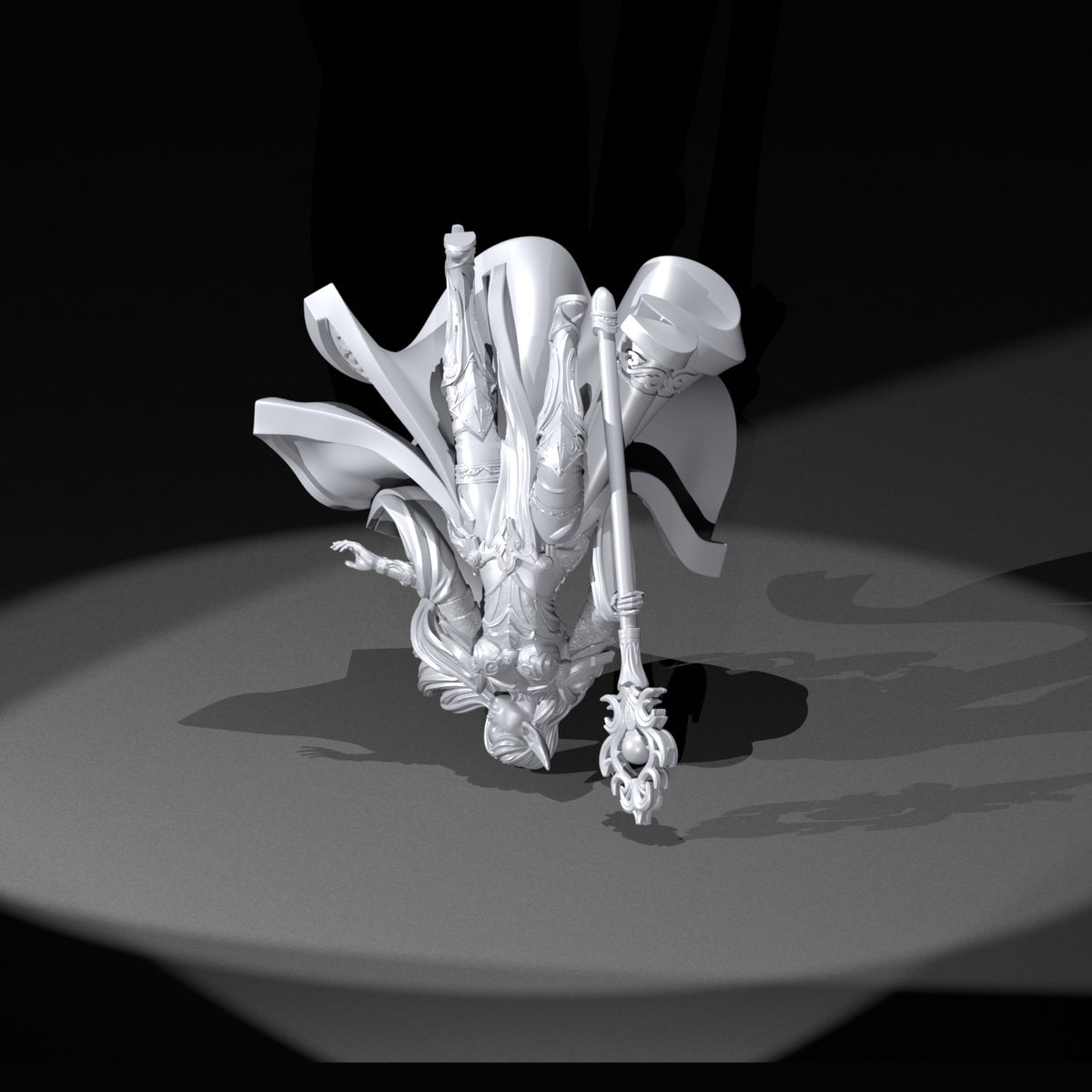 Saphire resin figure