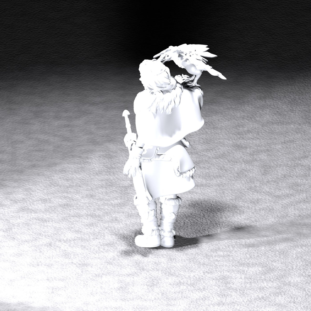 Raven Warrior resin figure