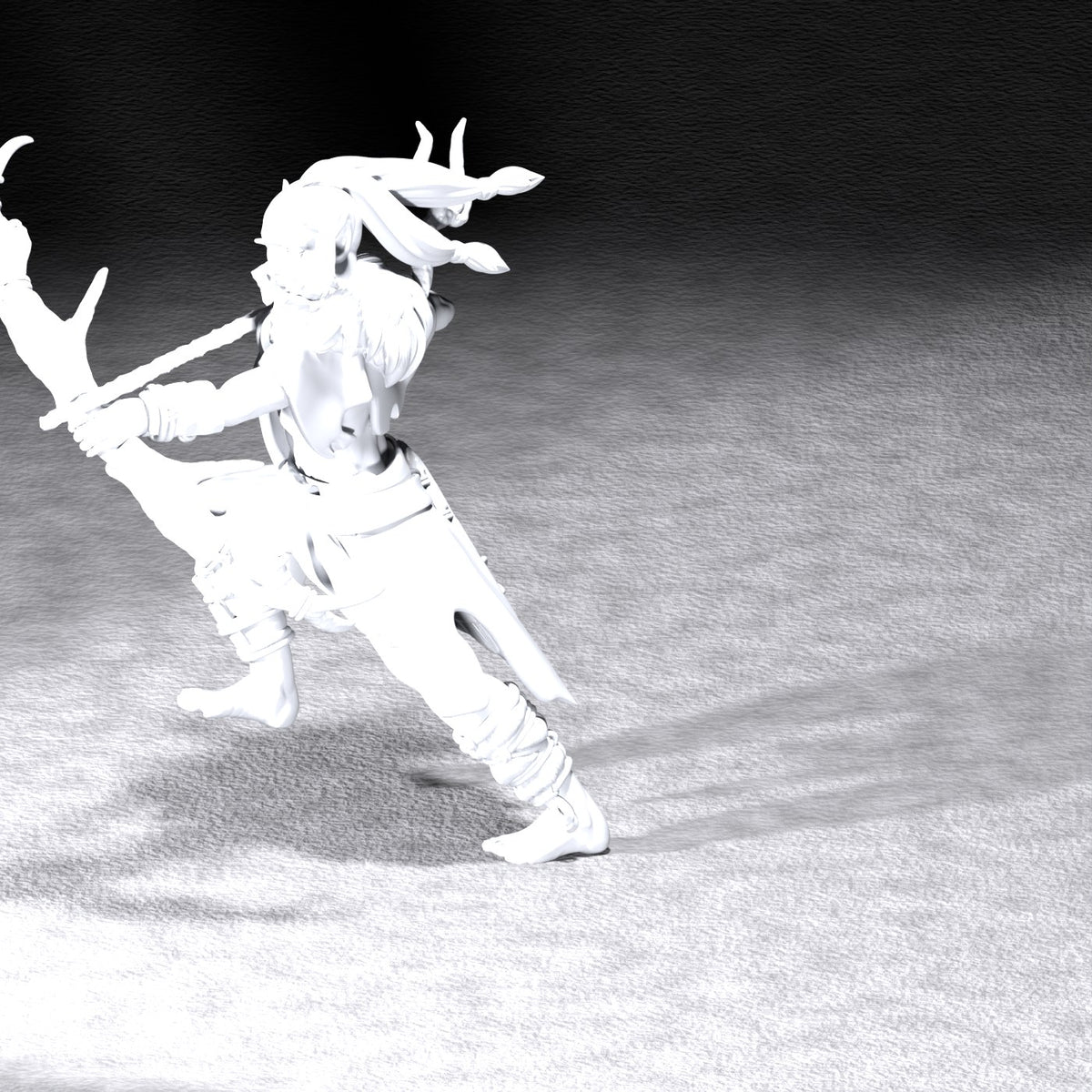 FeyHunter resin figure
