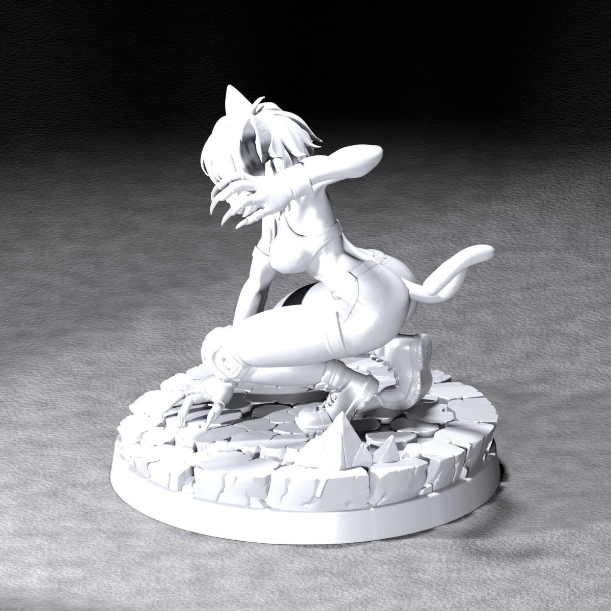 Mina resin figure