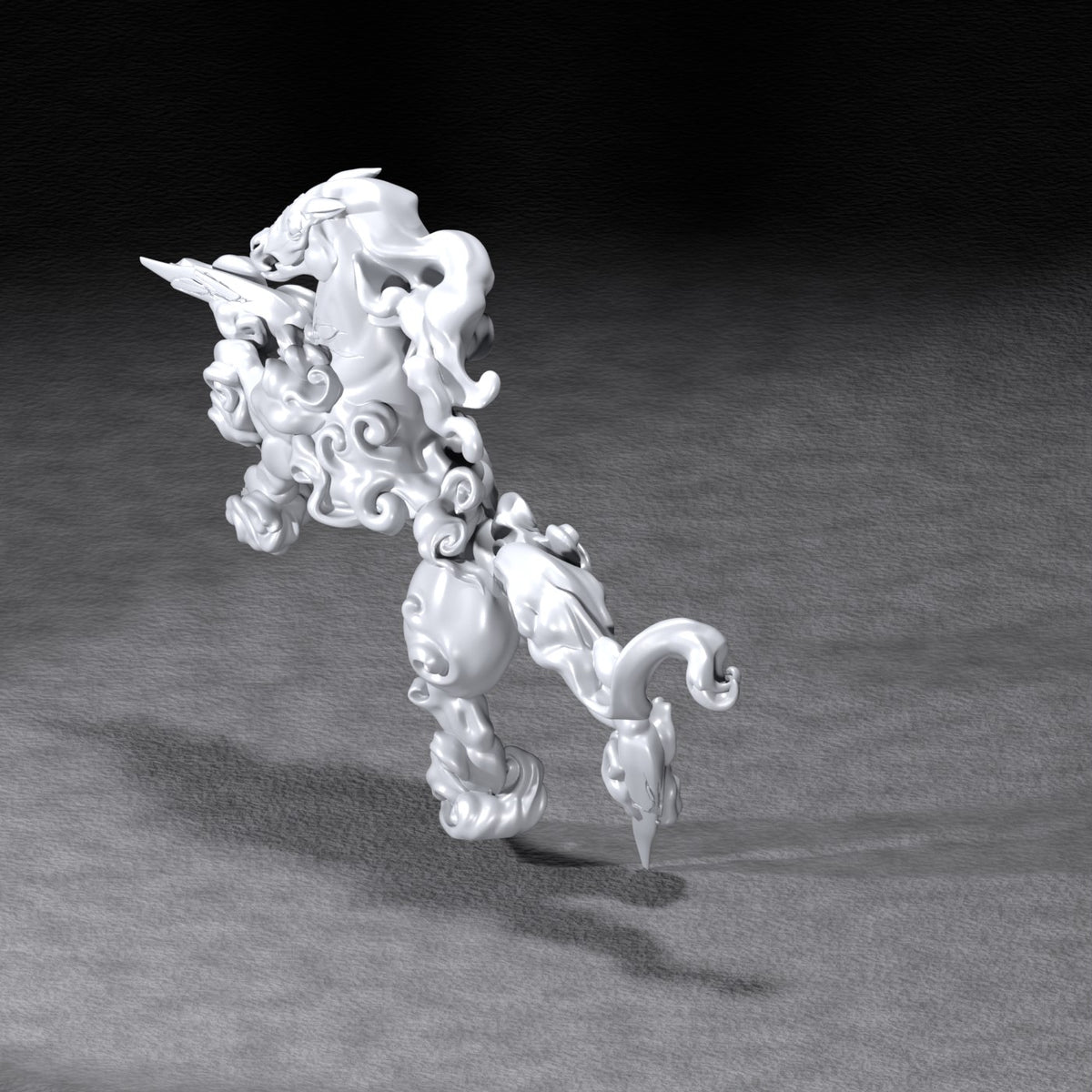 Windstallion resin figure