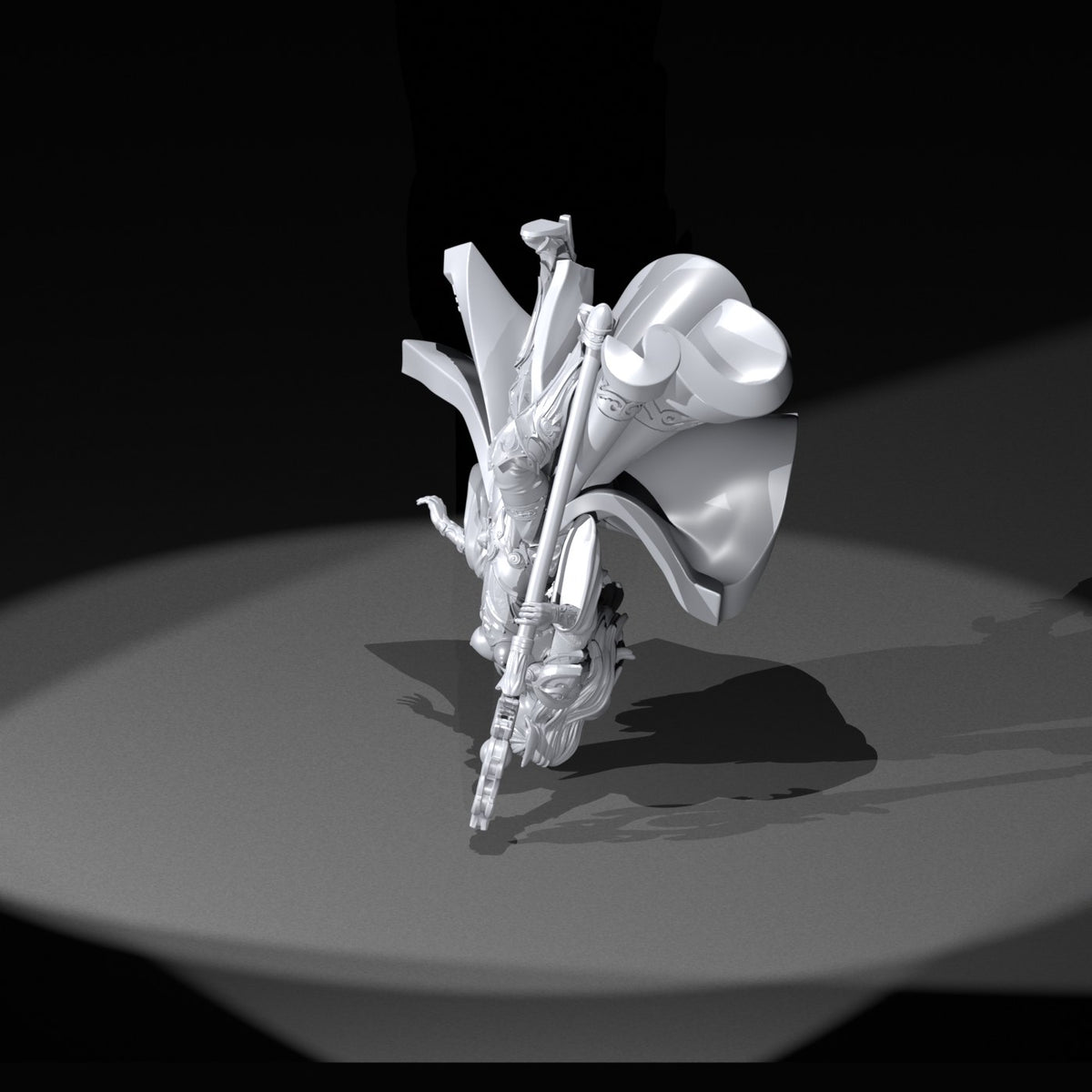 Saphire resin figure