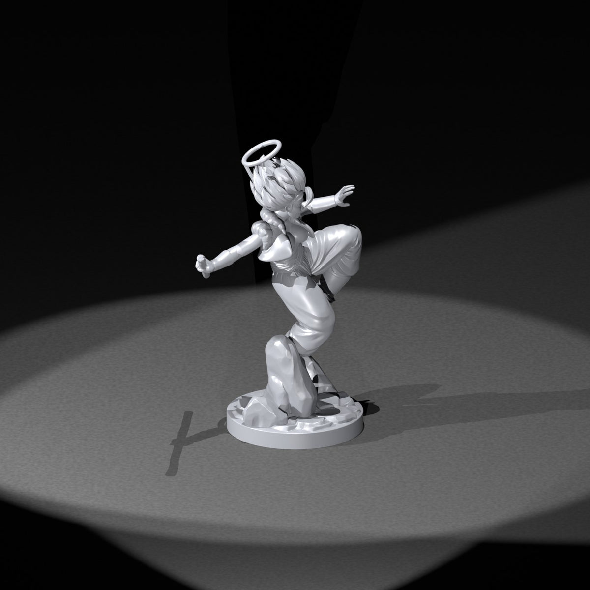 Gogeta Girl resin figure