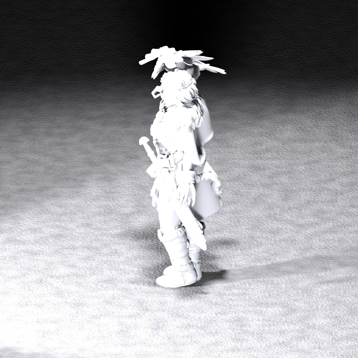 Raven Warrior resin figure
