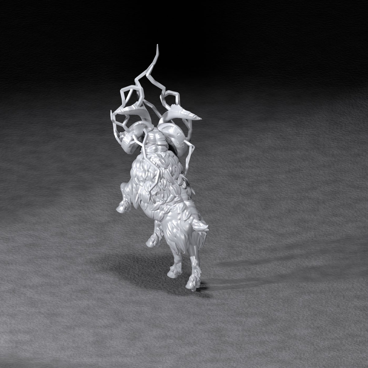 Thunderous Ram resin figure